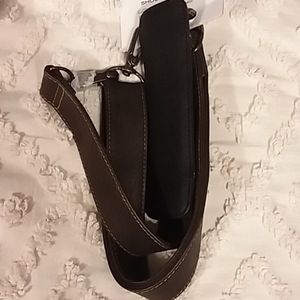 Replacement brown leather crossbody strap